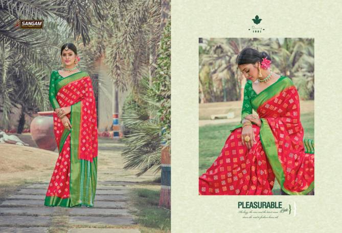 Sangam Asadhya Latest Fancy Designer  Festive Wear Pure Soft Silk Sarees Collection